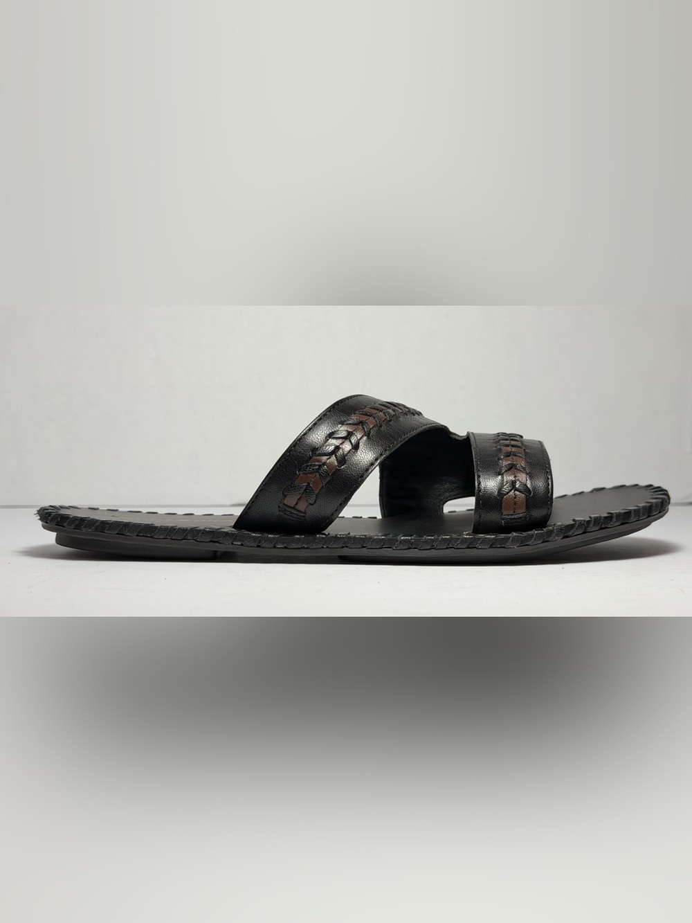 Lucky Brand Zanora Leather Slide Sandals NWOT 7.5